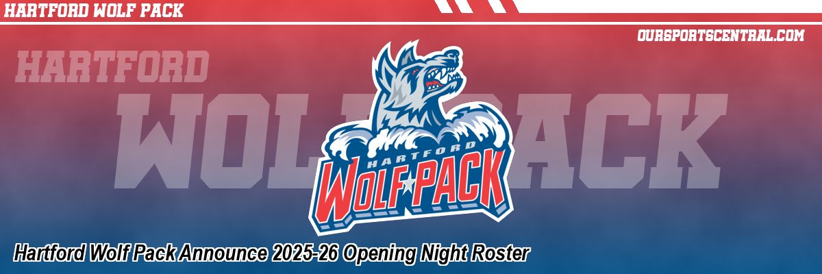 Hartford Wolf Pack Announce 2025-26 Opening Night Roster