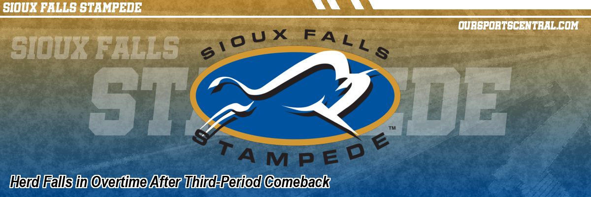 Herd Falls in Overtime After Third-Period Comeback