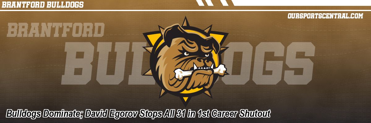 Bulldogs Dominate; David Egorov Stops All 31 in 1st Career Shutout
