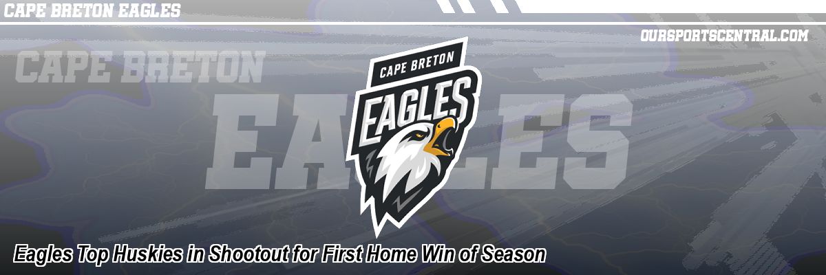 Eagles Top Huskies in Shootout for First Home Win of Season