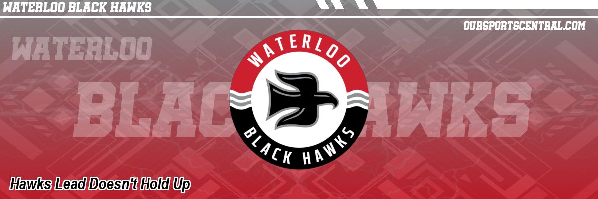 Hawks Lead Doesn't Hold Up