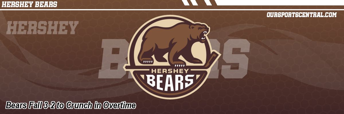 Bears Fall 3-2 to Crunch in Overtime