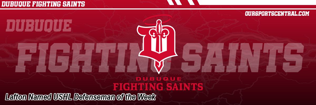 Lafton Named USHL Defenseman of the Week