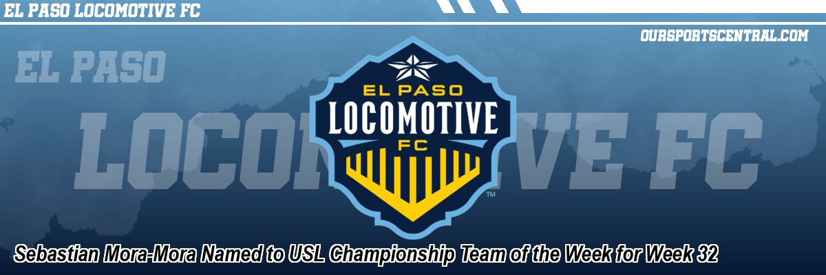 Sebastian Mora-Mora Named to USL Championship Team of the Week for Week 32