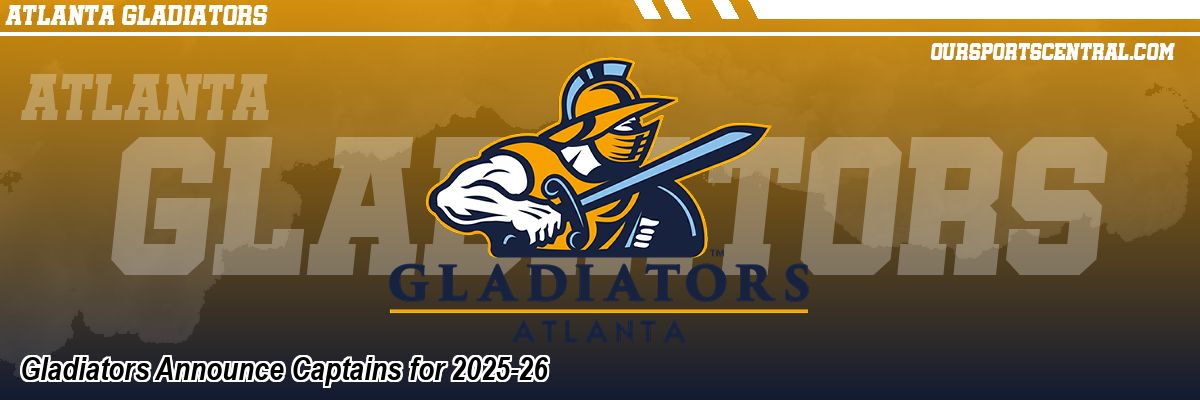 Gladiators Announce Captains for 2025-26