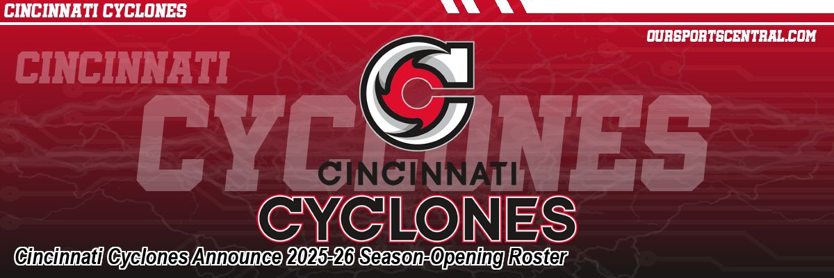 Cincinnati Cyclones Announce 2025-26 Season-Opening Roster