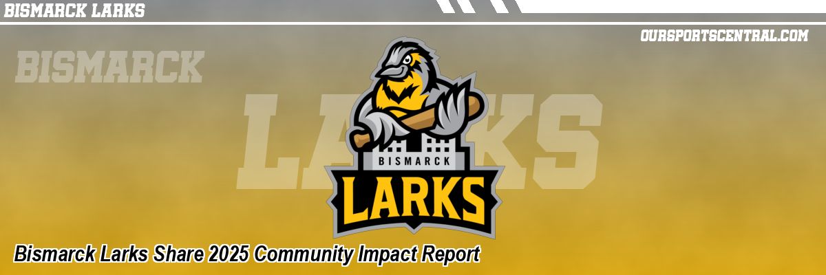 Bismarck Larks Share 2025 Community Impact Report