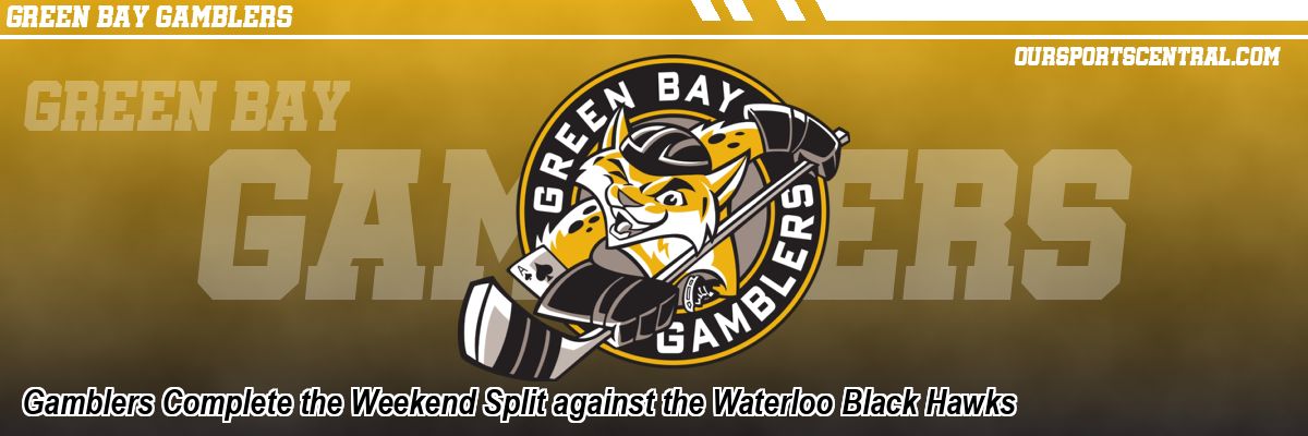 Gamblers Complete the Weekend Split against the Waterloo Black Hawks