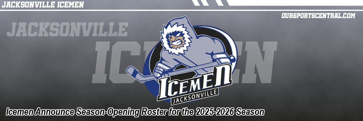 Icemen Announce Season-Opening Roster for the 2025-2026 Season