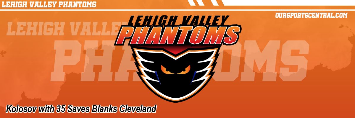 Kolosov with 35 Saves Blanks Cleveland