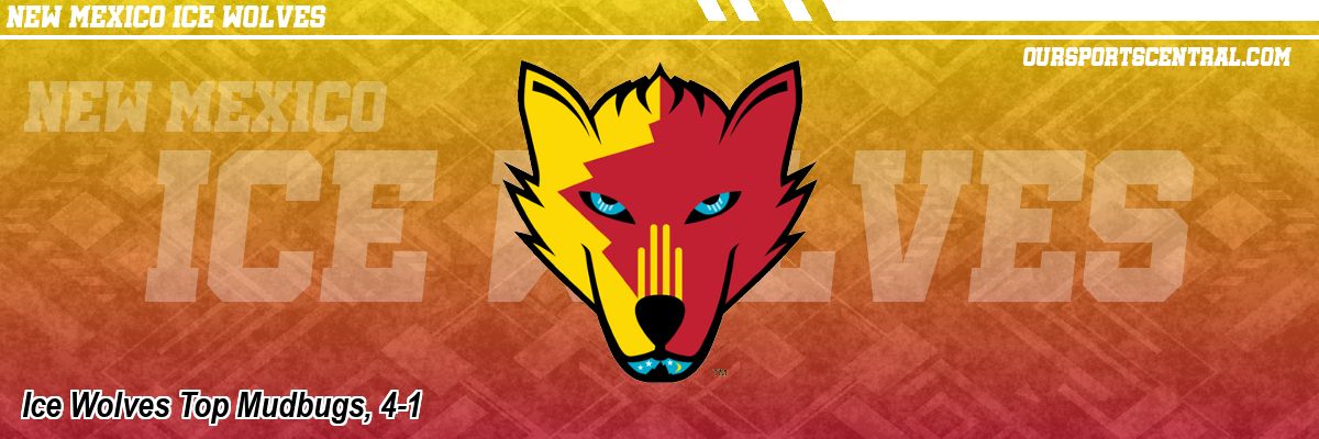 Ice Wolves Top Mudbugs, 4-1