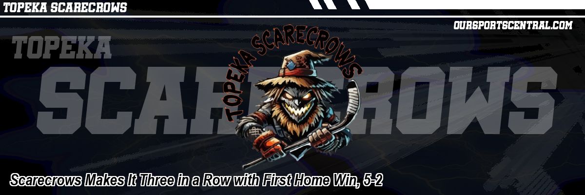 Scarecrows Makes It Three in a Row with First Home Win, 5-2