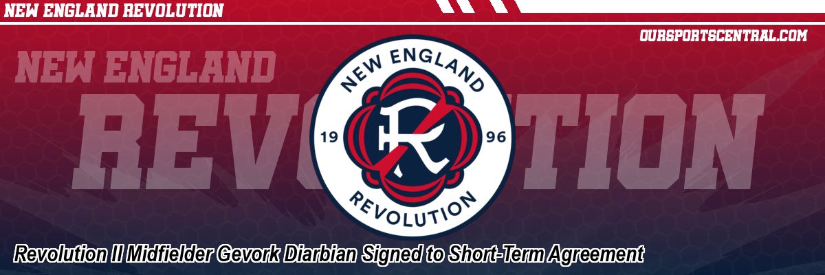 Revolution II Midfielder Gevork Diarbian Signed to Short-Term Agreement