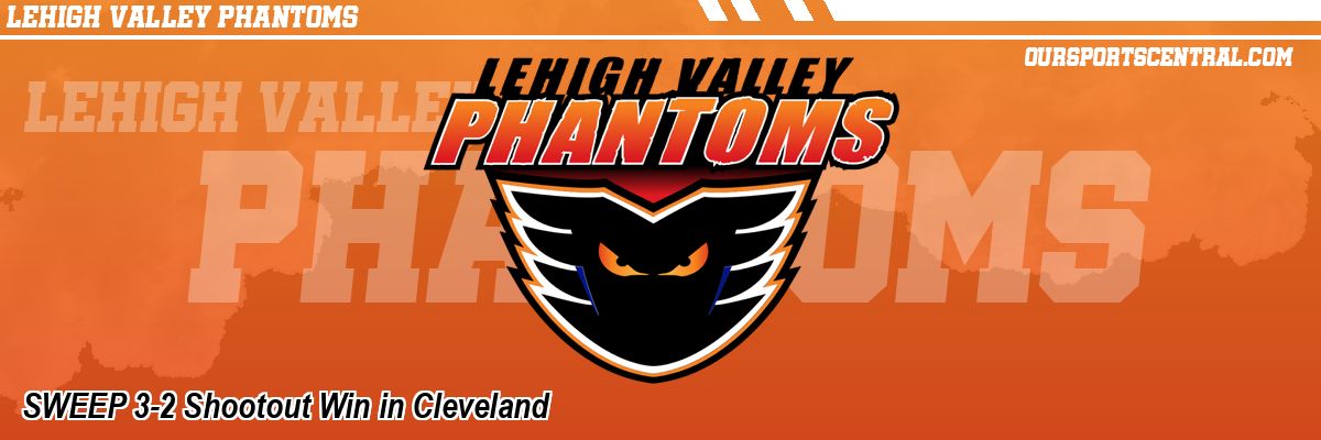 SWEEP 3-2 Shootout Win in Cleveland