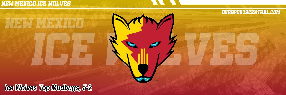Ice Wolves Top Mudbugs, 5-2