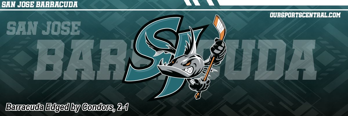 Barracuda Edged by Condors, 2-1