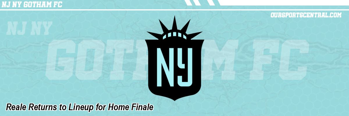 Reale Returns to Lineup for Home Finale