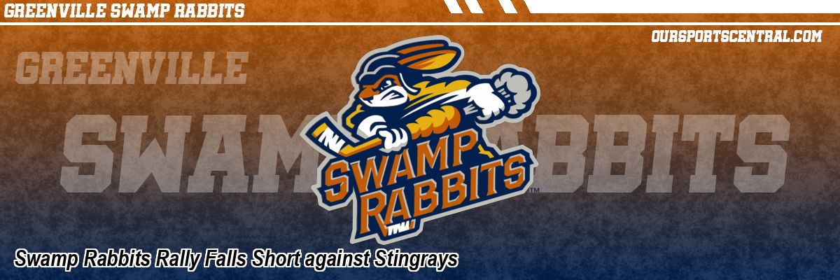 Swamp Rabbits Rally Falls Short against Stingrays
