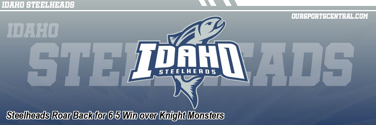 Steelheads Roar Back for 6-5 Win over Knight Monsters