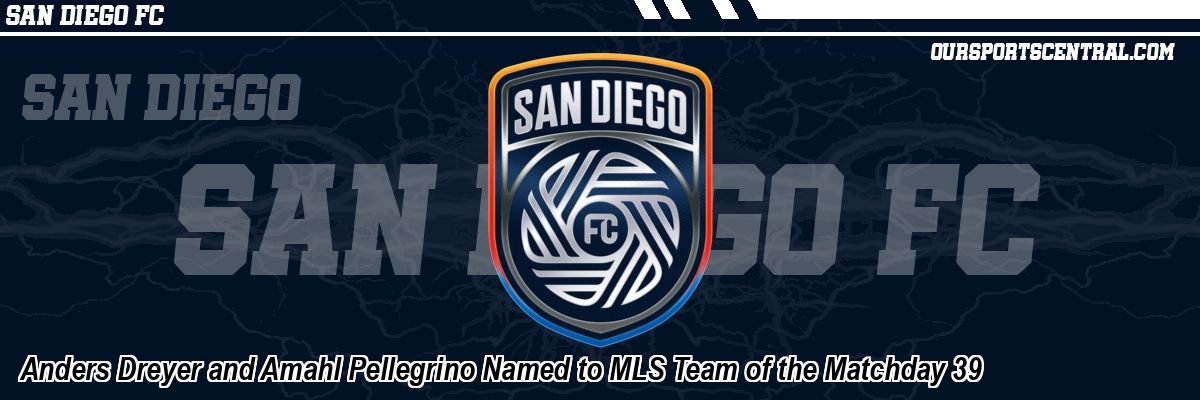 Anders Dreyer and Amahl Pellegrino Named to MLS Team of the Matchday 39