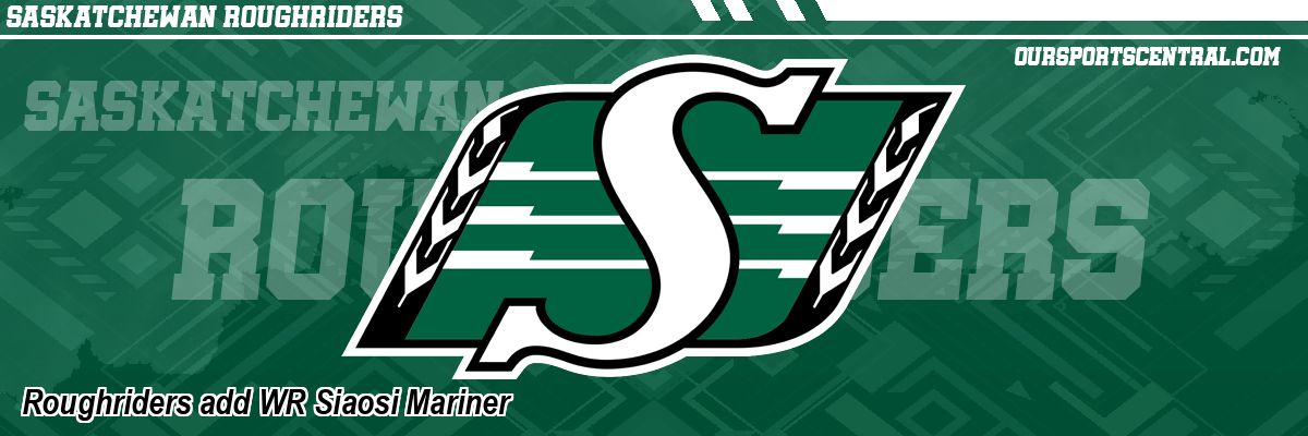 Roughriders add WR Siaosi Mariner