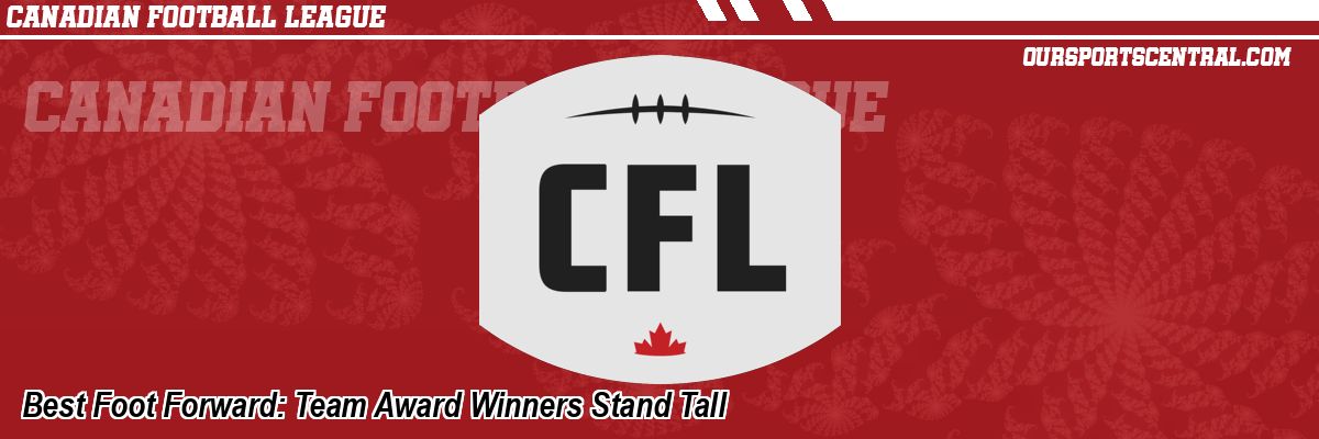 Best Foot Forward: Team Award Winners Stand Tall