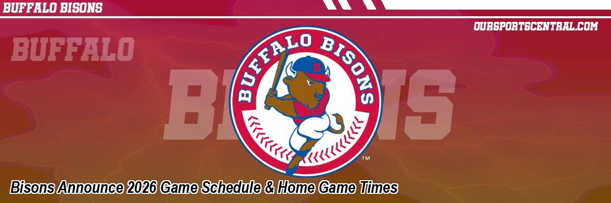 Bisons Announce 2026 Game Schedule & Home Game Times