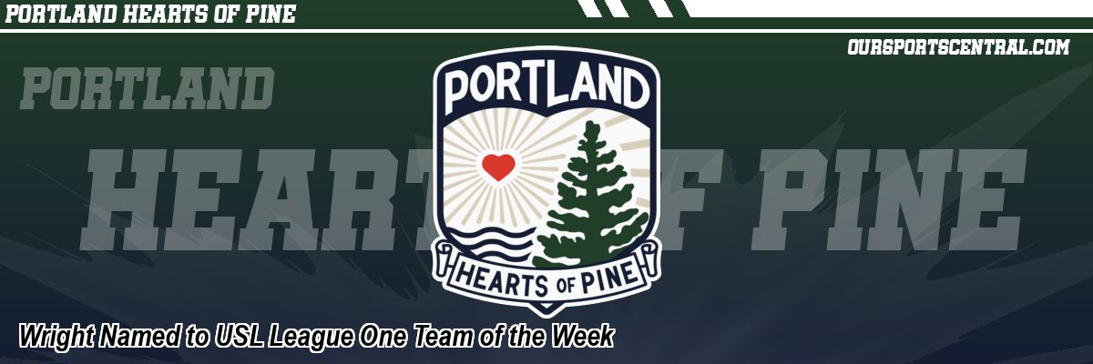 Wright Named to USL League One Team of the Week