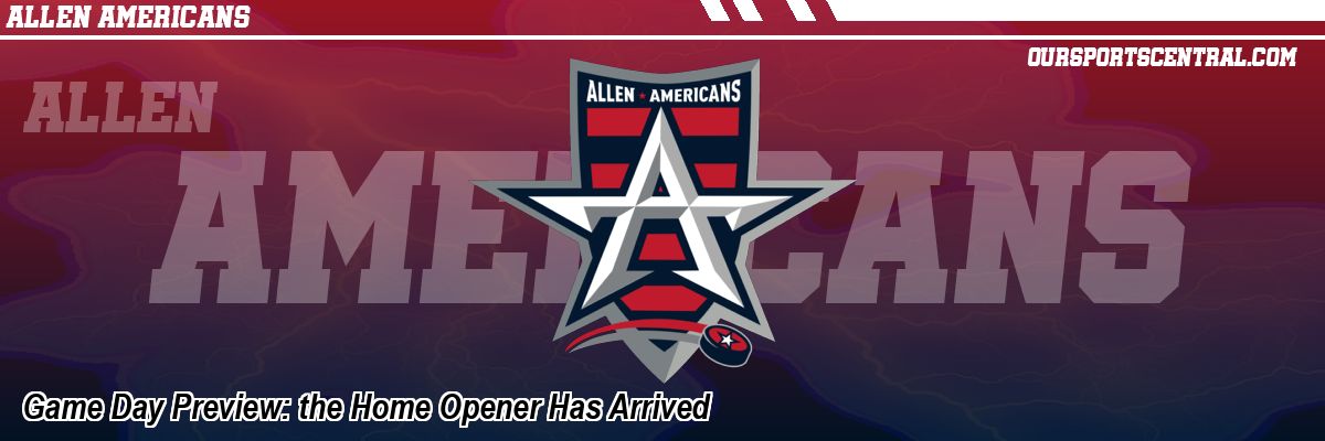 Game Day Preview: the Home Opener Has Arrived