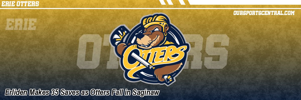 Erliden Makes 35 Saves as Otters Fall in Saginaw