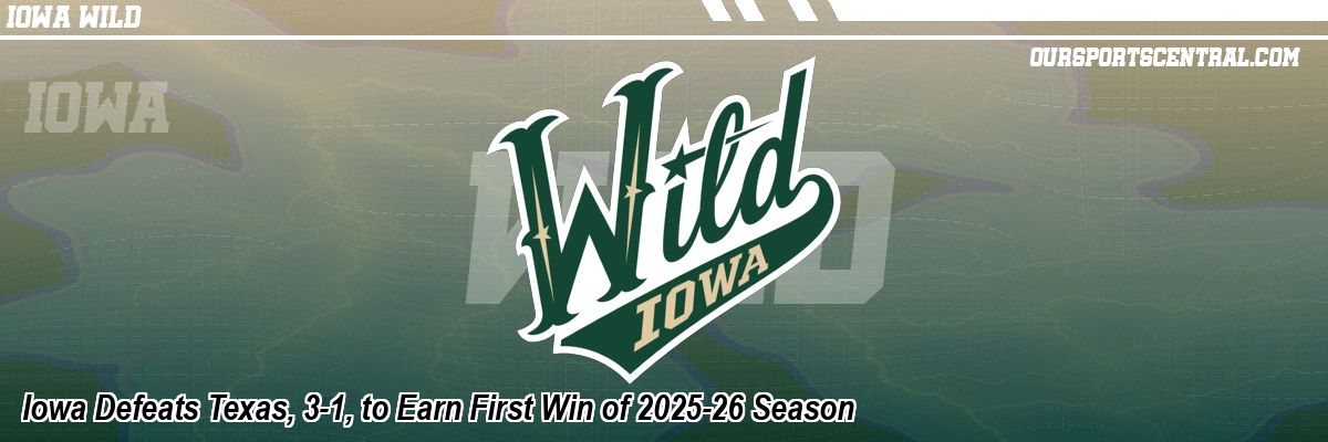 Iowa Defeats Texas, 3-1, to Earn First Win of 2025-26 Season