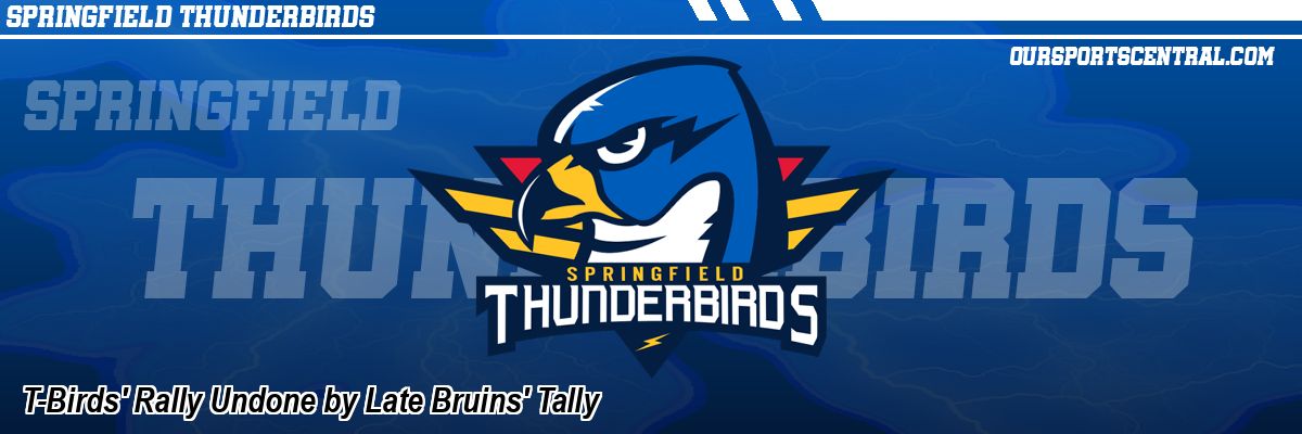 T-Birds' Rally Undone by Late Bruins' Tally