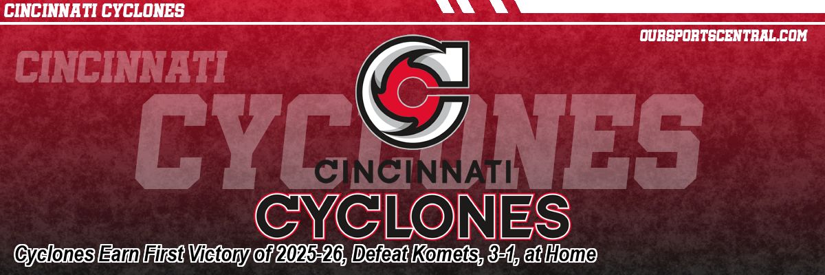 Cyclones Earn First Victory of 2025-26, Defeat Komets, 3-1, at Home