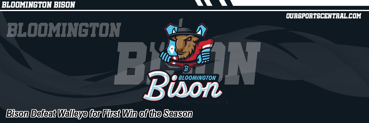 Bison Defeat Walleye for First Win of the Season