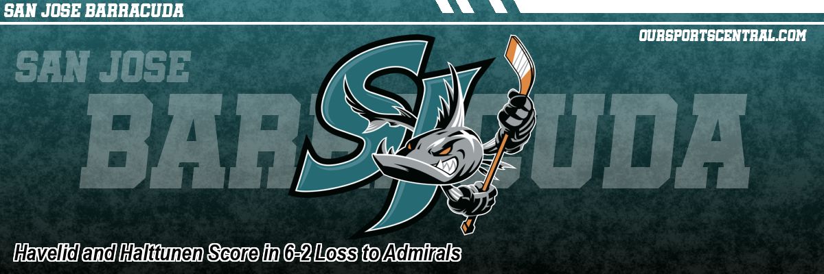 Havelid and Halttunen Score in 6-2 Loss to Admirals