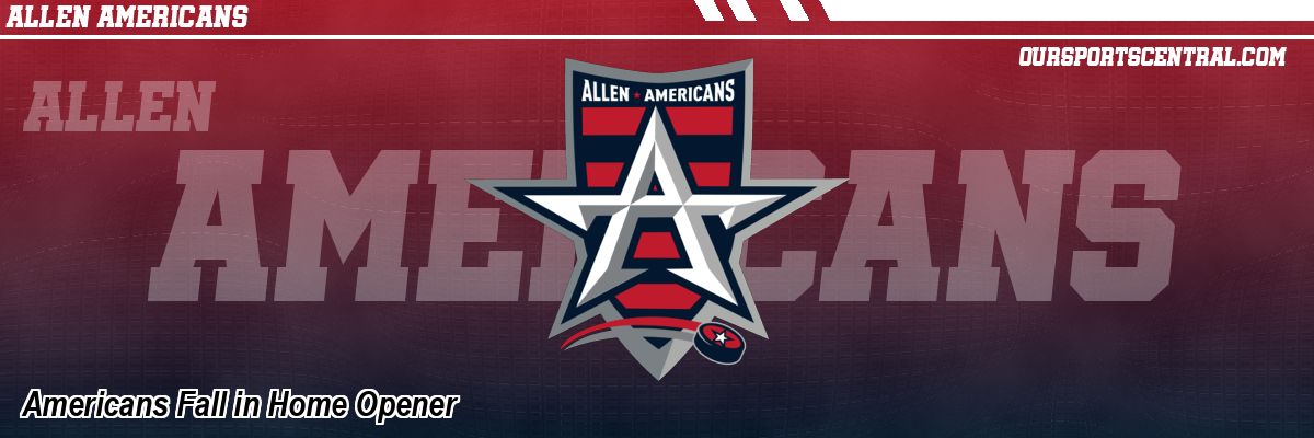 Americans Fall in Home Opener