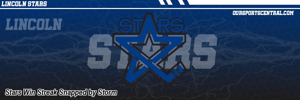 Stars Win Streak Snapped by Storm
