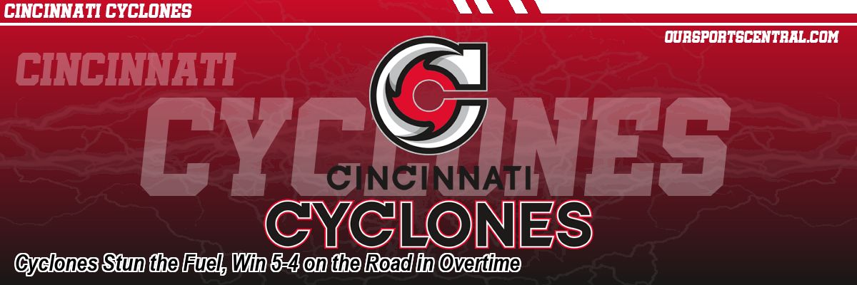 Cyclones Stun the Fuel, Win 5-4 on the Road in Overtime