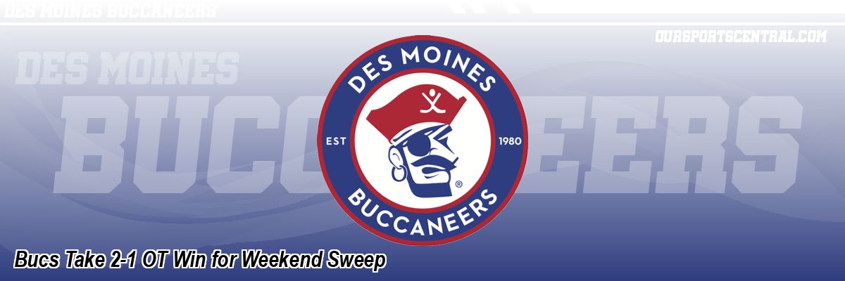Bucs Take 2-1 OT Win for Weekend Sweep