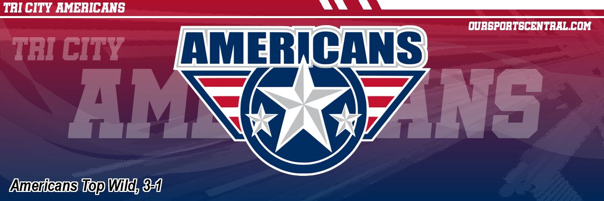 Americans Top Wild, 3-1