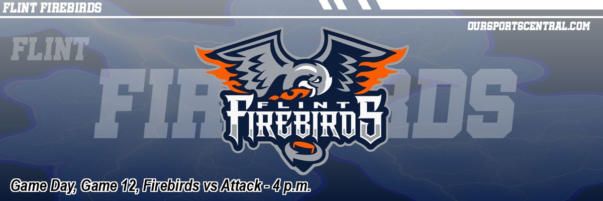 Game Day, Game 12, Firebirds vs Attack - 4 p.m.