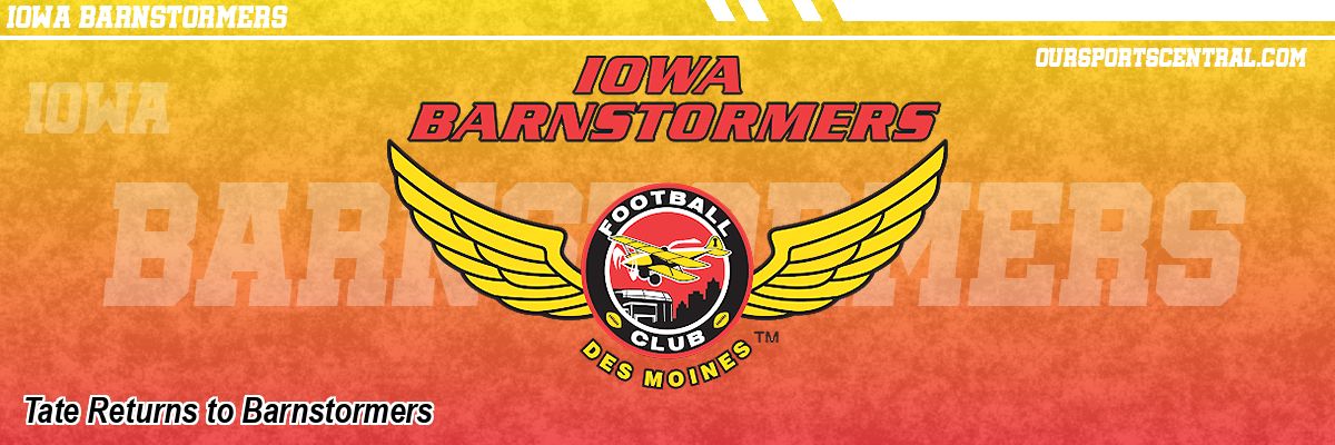 Tate Returns to Barnstormers