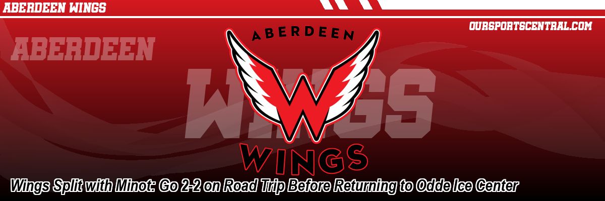 Wings Split with Minot: Go 2-2 on Road Trip Before Returning to Odde Ice Center