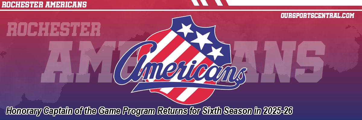 Honorary Captain of the Game Program Returns for Sixth Season in 2025-26