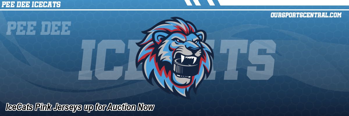 IceCats Pink Jerseys up for Auction Now