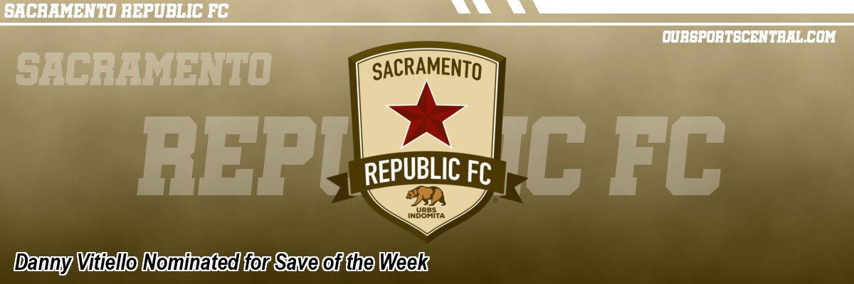 Danny Vitiello Nominated for Save of the Week