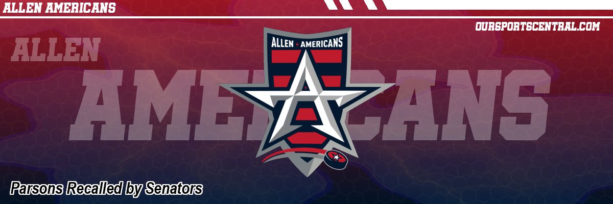 Parsons Recalled by Senators