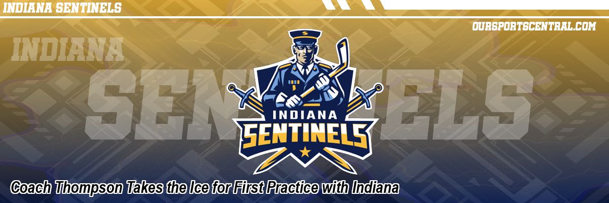 Coach Thompson Takes the Ice for First Practice with Indiana