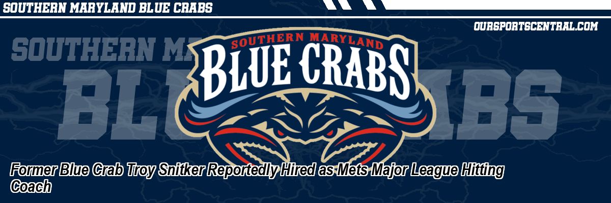 Former Blue Crab Troy Snitker Reportedly Hired as Mets Major League Hitting Coach