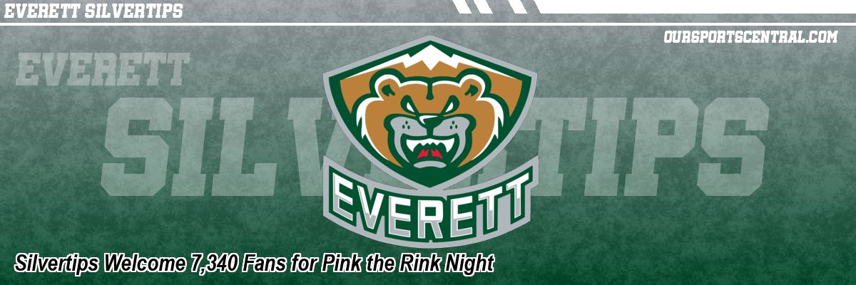 Silvertips Welcome 7,340 Fans for Pink the Rink Night
